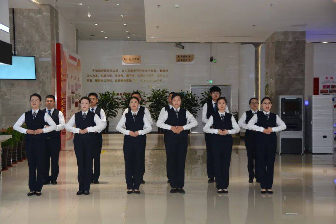 以賽促干！濰坊市坊子區政務服務大廳舉辦文明服務禮儀“大比武”